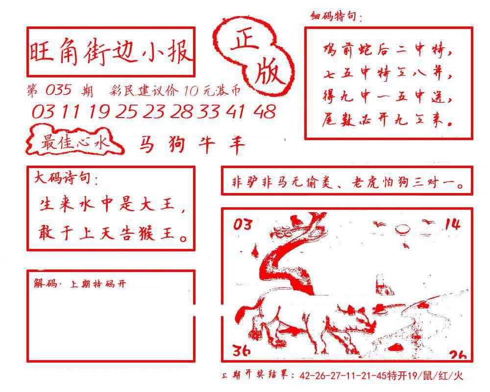 035期旺角街边小报[图]