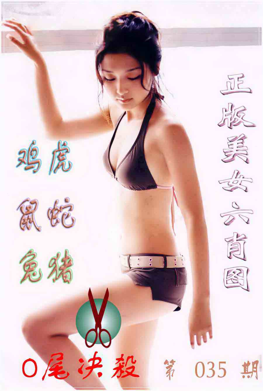 035期美女六肖图B[图]